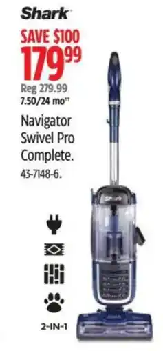 Canadian Tire SHARK Navigator Swivel Pro Complete offer