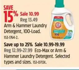 Canadian Tire Arm & Hammer Laundry Detergent, 100-Load. offer