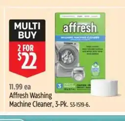 Canadian Tire Affresh Washing Machine Cleaner offer
