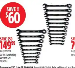 Canadian Tire 20-Pc Ratcheting Wrench Set offer