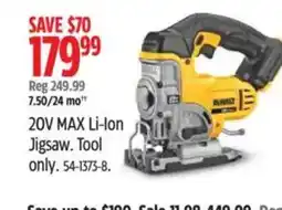 Canadian Tire 20V MAX Li-Ion Jigsaw offer