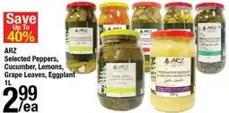 Arz Fine Foods Selected peppers, cucumber, lemons, grape leaves, eggplant offer