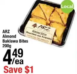 Arz Fine Foods Almond baklawa bites offer