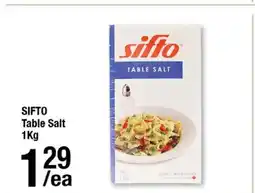 Arz Fine Foods Sifto table salt offer