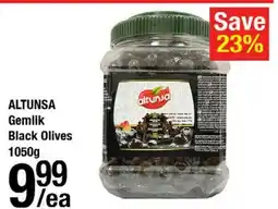 Arz Fine Foods Altunsa gemlik black olives offer