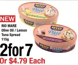 Arz Fine Foods RIO MARE Olive Oil / Lemon Tuna Spread offer