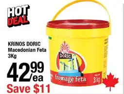 Arz Fine Foods KRINOS DORIC Macedonian Feta offer