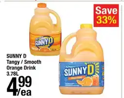Arz Fine Foods Sunny d tangy / smooth orange drink offer