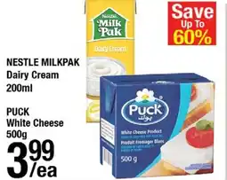 Arz Fine Foods Nestle milkpak dairy cream puck white cheese offer
