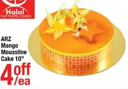 Arz Fine Foods Mango Moussline Cake offer