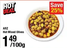 Arz Fine Foods Hot Mixed Olives offer