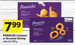 IGA Panache calamari or breaded shrimp offer