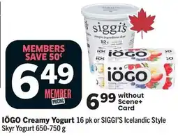 IGA IÖGO Creamy Yogurt offer