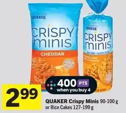 IGA QUAKER Crispy Minis offer