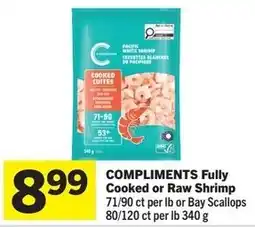 IGA COMPLIMENTS Fully Cooked or Raw Shrimp offer