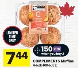 IGA COMPLIMENTS Muffins offer