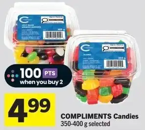 IGA COMPLIMENTS Candies offer