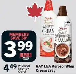IGA GAY LEA Aerosol Whip Cream offer