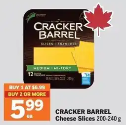 IGA CRACKER BARREL Cheese Slices offer