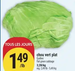 Marché Adonis CHOU VERT PLAT | FLAT GREEN CABBAGE offer