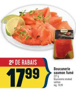 Marché Adonis BOUCANERIE SAUMON FUMÉ | BOUCANERIE SMOKED SALMON offer