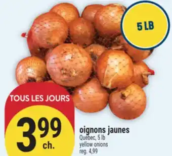 Marché Adonis OIGNONS JAUNES | YELLOW ONIONS offer