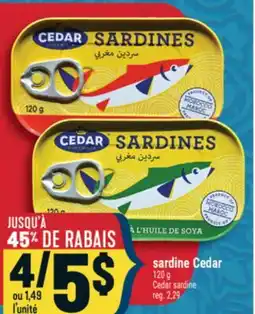 Marché Adonis SARDINE CEDAR | CEDAR SARDINE offer