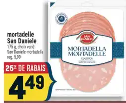 Marché Adonis MORTADELLA SAN DANIELE | SAN DANIELE MORTADELLA offer