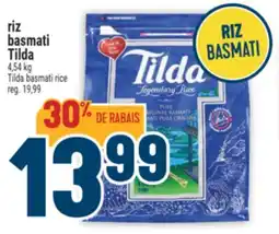 Marché Adonis RIZ BASMATI TILDA | TILDA BASMATI RICE offer