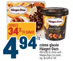 Marché Adonis CRÈME GLACÉE HÄAGEN-DAZS | HÄAGEN-DAZS ICE CREAM offer