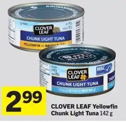 IGA CLOVER LEAF Yellowfin Chunk Light Tuna 142 g offer