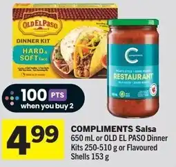 IGA COMPLIMENTS Salsa offer