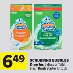 IGA SCRUBBING BUBBLES Drop Ins offer