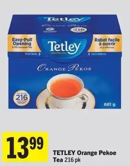 IGA TETLEY Orange Pekoe Tea offer