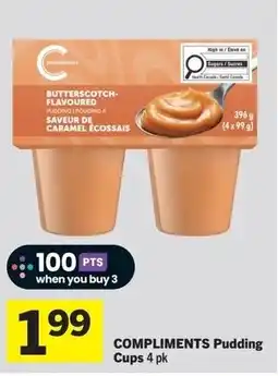 IGA COMPLIMENTS Pudding Cups offer