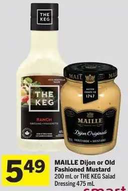 IGA MAILLE Dijon or Old Fashioned Mustard offer