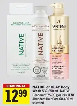 IGA NATIVE or OLAY Body Wash offer