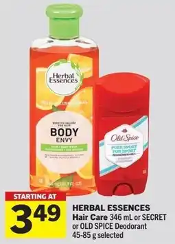 IGA HERBAL ESSENCES Hair Care offer
