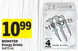 IGA MONSTER Energy Drinks offer