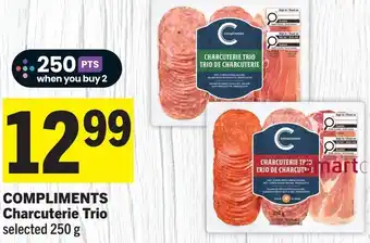 IGA COMPLIMENTS Charcuterie Trio offer