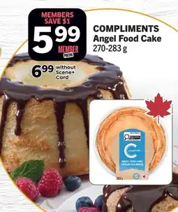 IGA COMPLIMENTS Angel Food Cake offer