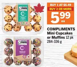IGA COMPLIMENTS Mini Cupcakes or Muffins offer