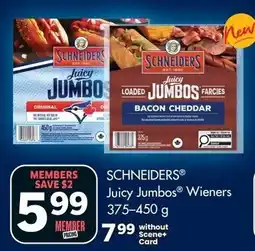IGA SCHNEIDERS Juicy Jumbos Wieners offer