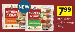 IGA MAPLE LEAF Chicken Sausage offer