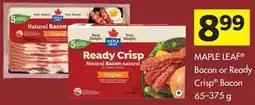 IGA MAPLE LEAF Bacon or Ready Crisp Bacon offer