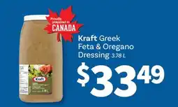 Wholesale Club Greek Feta & Oregano Dressing offer