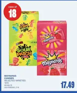 Wholesale Club MAYNARDS CANDIES, 18'S offer