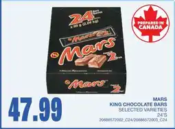 Wholesale Club KING CHOCOLATE BARS, 24'S offer