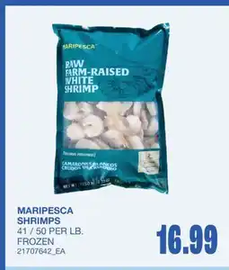Wholesale Club SHRIMP, 41/50 PER LB offer