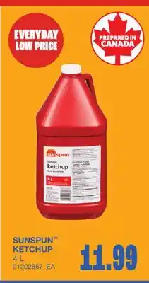 Wholesale Club KETCHUP offer